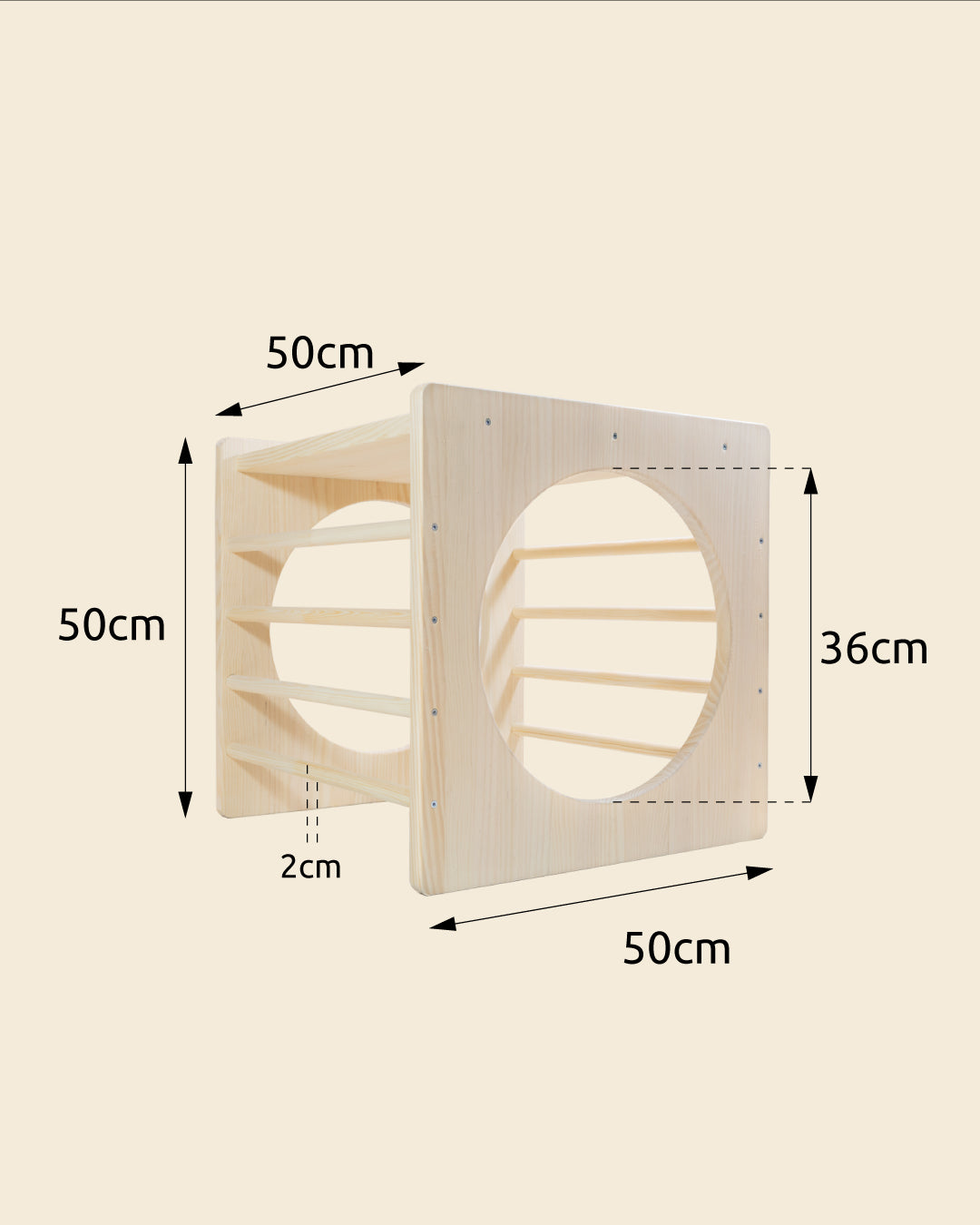 Cubo Pikler Montessori