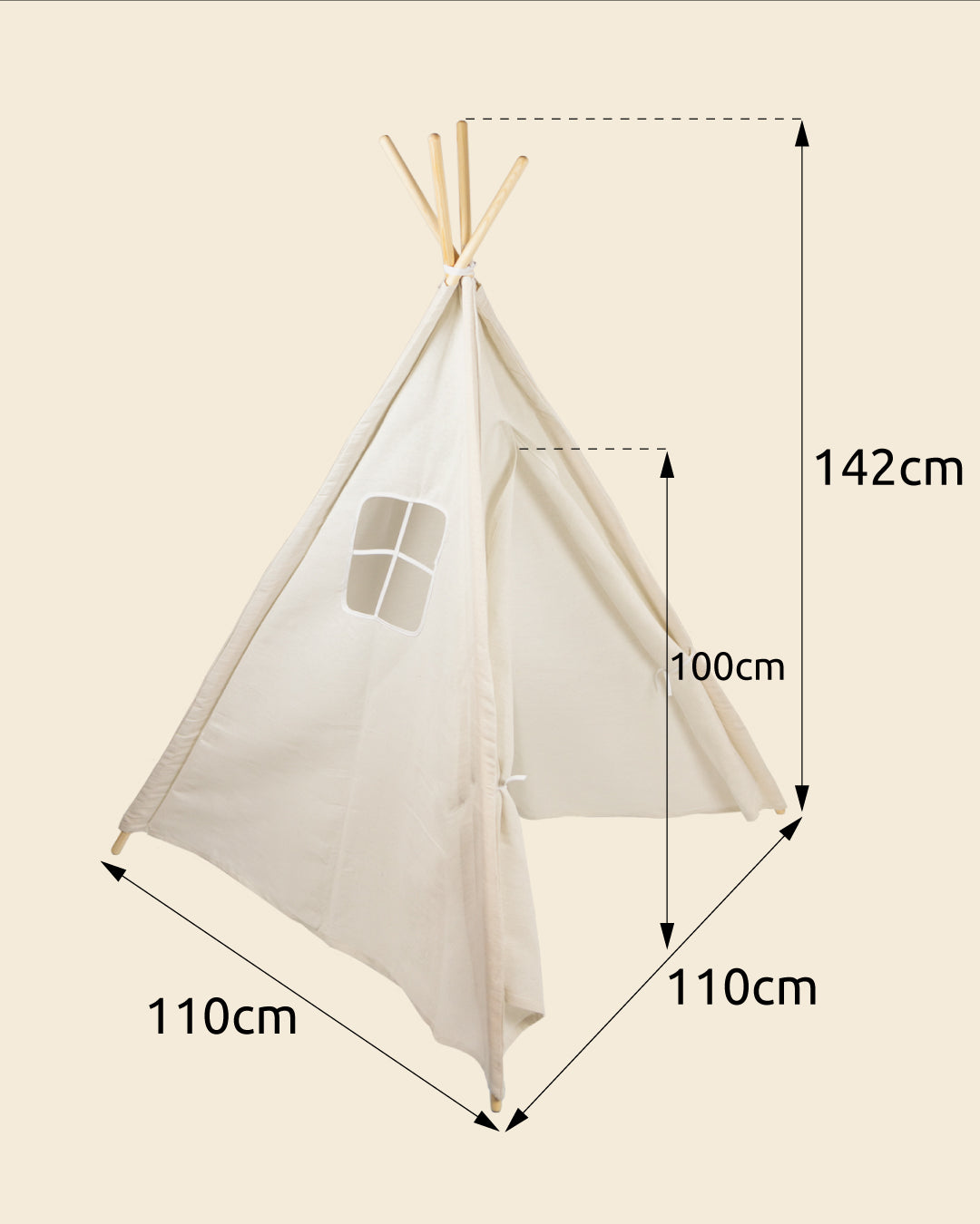 Tienda Cabaña Tipi Montessori Infantil